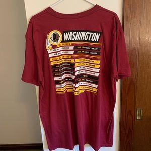 Washington Redskins 2019 NFL Season Schedule Shirt